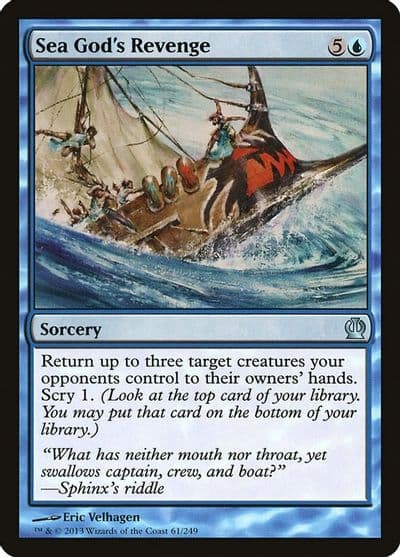 Sea Gods Revenge Theros Magic card