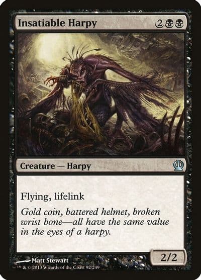 Insatiable Harpy Theros Magic card