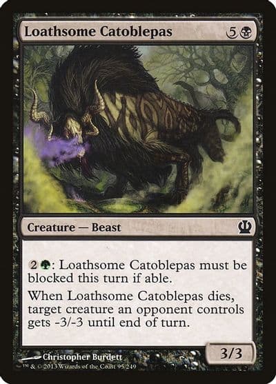 Loathsome Catoblepas Theros Magic card