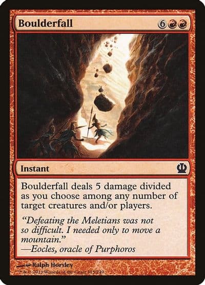 Boulderfall Theros Magic card