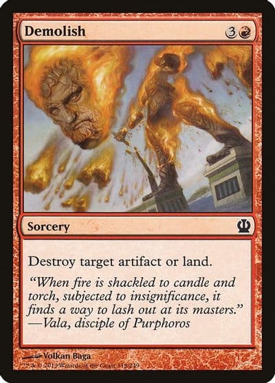 Demolish Theros Magic card