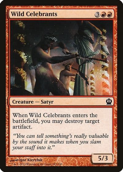Wild Celebrants Theros Magic card
