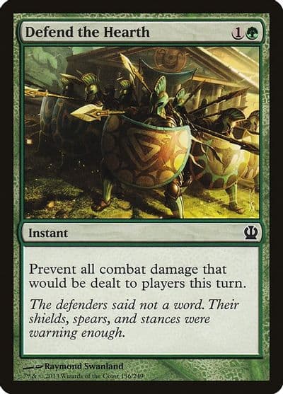 Defend the Hearth Theros Magic card
