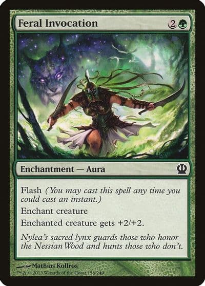 Feral Invocation Theros Magic card