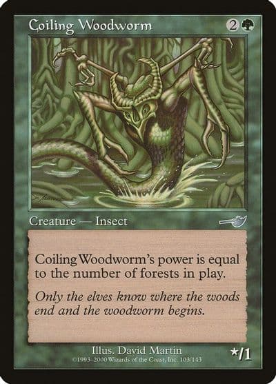 Coiling Woodworm Nemesis Magic card