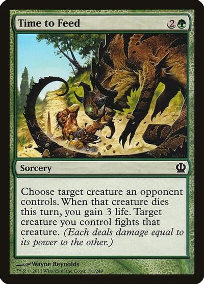 Time to Feed Theros Magic card