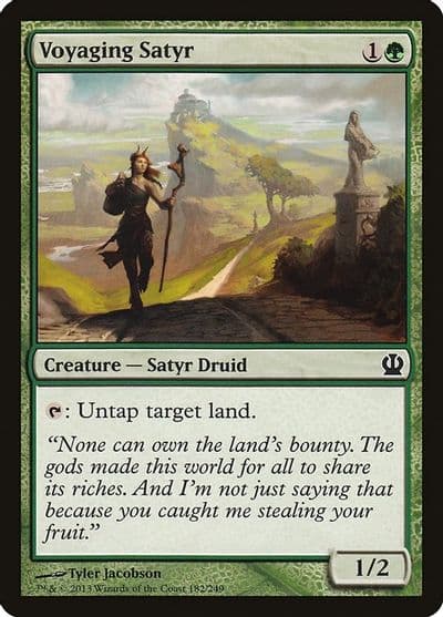 Voyaging Satyr Theros Magic card