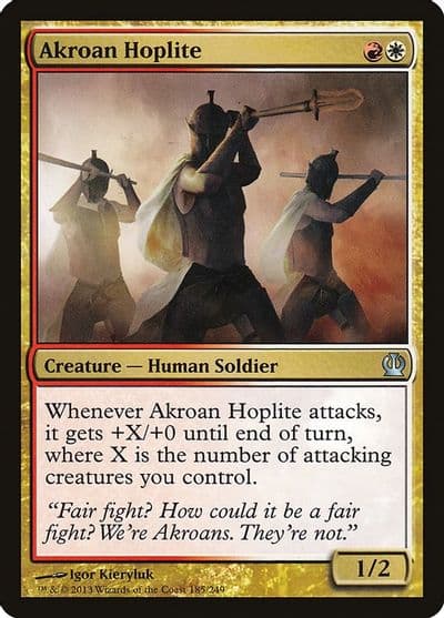 Akroan Hoplite Theros Magic card