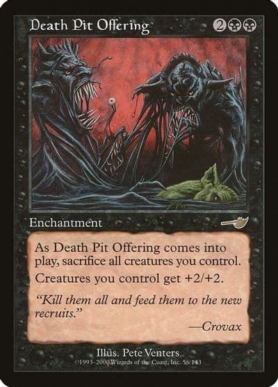 Death Pit Offering Nemesis Magic card