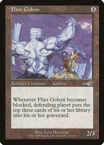 Flint Golem Nemesis Magic card