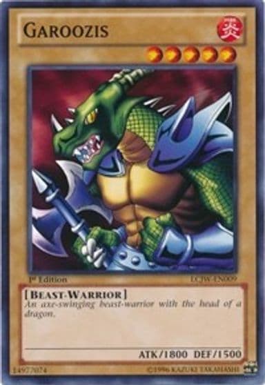 Garoozis Legendary Collection 4: Joey's World Yu-Gi-Oh! card