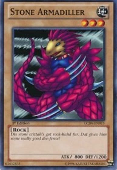 Stone Armadiller Legendary Collection 4: Joey's World Yu-Gi-Oh! card