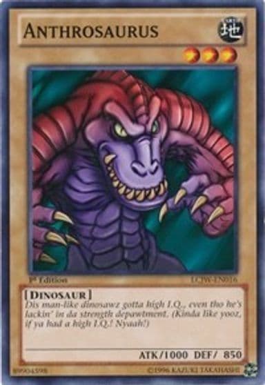 Anthrosaurus Legendary Collection 4: Joey's World Yu-Gi-Oh! card