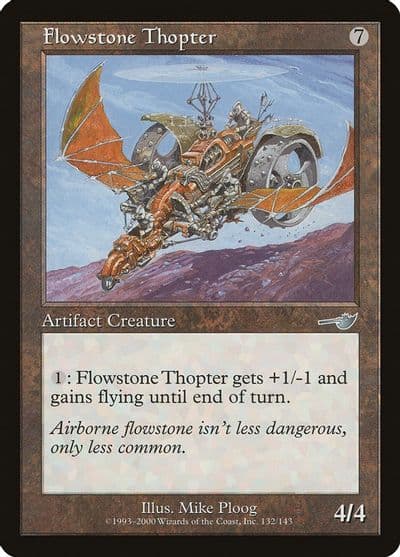 Flowstone Thopter Nemesis Magic card