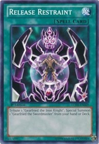 Release Restraint Legendary Collection 4: Joey's World Yu-Gi-Oh! card