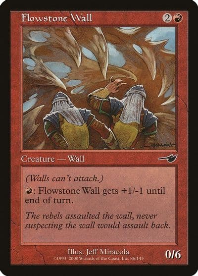 Flowstone Wall Nemesis Magic card