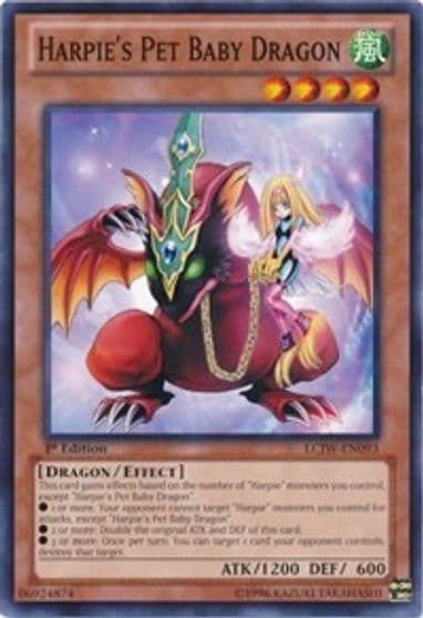 Harpies Pet Baby Dragon Legendary Collection 4: Joey's World Yu-Gi-Oh! card