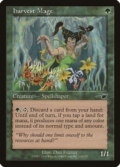 Harvest Mage Nemesis Magic card