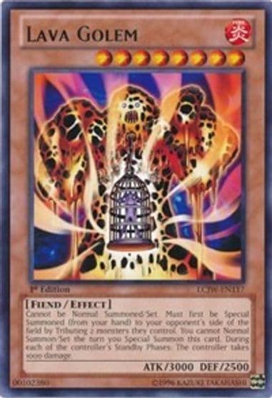 Lava Golem Legendary Collection 4: Joey's World Yu-Gi-Oh! card