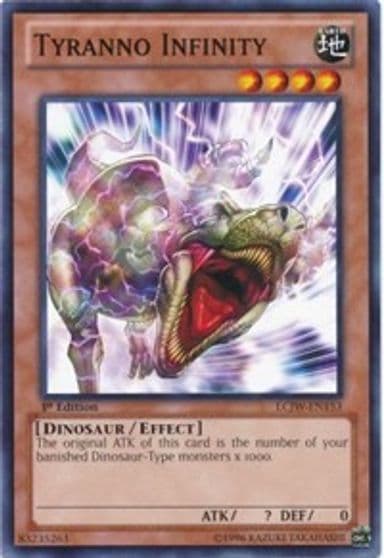 Tyranno Infinity Legendary Collection 4: Joey's World Yu-Gi-Oh! card