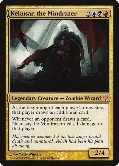 Nekusar the Mindrazer Commander 2013 Magic card