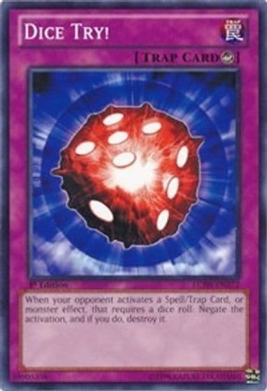 Dice Try Legendary Collection 4: Joey's World Yu-Gi-Oh! card
