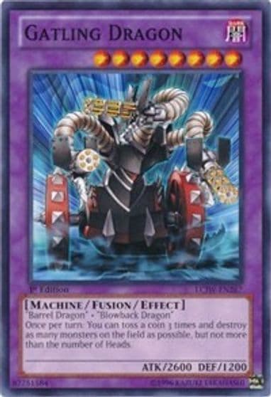 Gatling Dragon Legendary Collection 4: Joey's World Yu-Gi-Oh! card