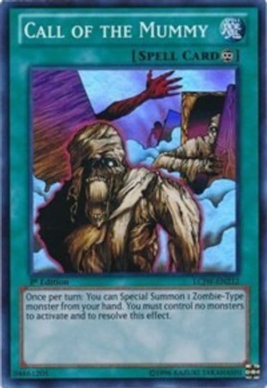 Call of the Mummy Legendary Collection 4: Joey's World Yu-Gi-Oh! card