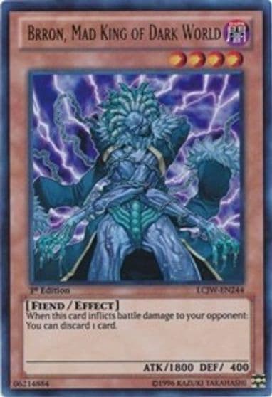Brron Mad King of Dark World Legendary Collection 4: Joey's World Yu-Gi-Oh! card