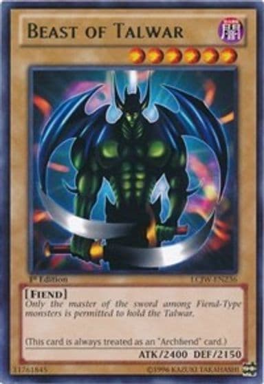 Beast of Talwar Legendary Collection 4: Joey's World Yu-Gi-Oh! card