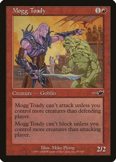 Mogg Toady Nemesis Magic card