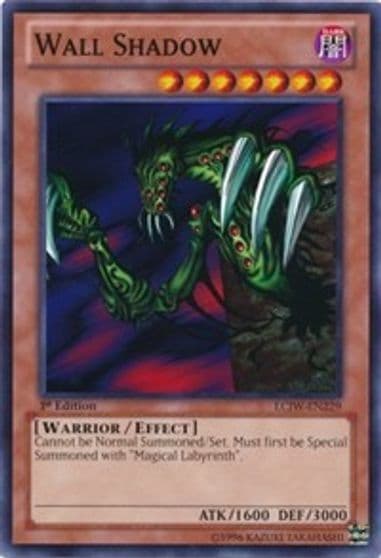 Wall Shadow Legendary Collection 4: Joey's World Yu-Gi-Oh! card