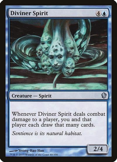 Diviner Spirit Commander 2013 Magic card
