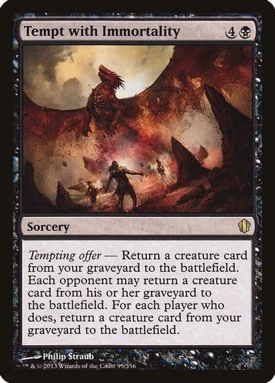 Tempt with Immortality Commander 2013 Magic card