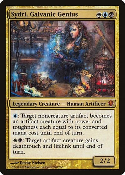 Sydri Galvanic Genius Commander 2013 Magic card