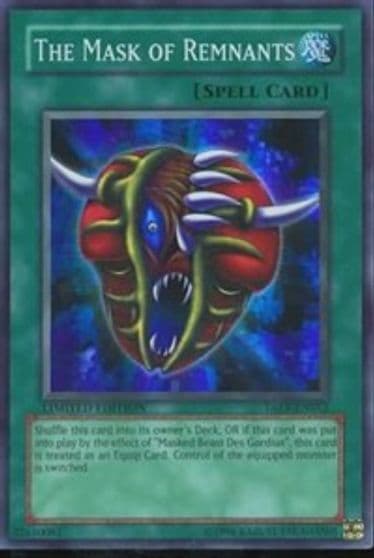 The Mask of Remnants Tactical Evolution: Special Edition Yu-Gi-Oh! card