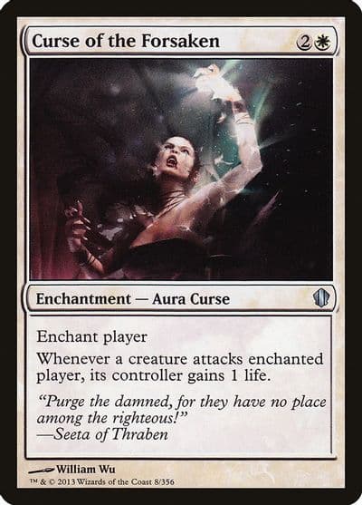 Curse of the Forsaken Commander 2013 Magic card