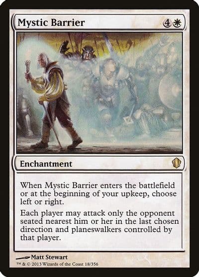 Mystic Barrier Commander 2013 Magic card