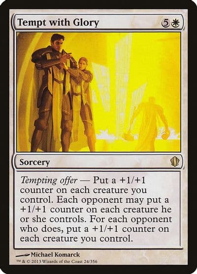 Tempt with Glory Commander 2013 Magic card