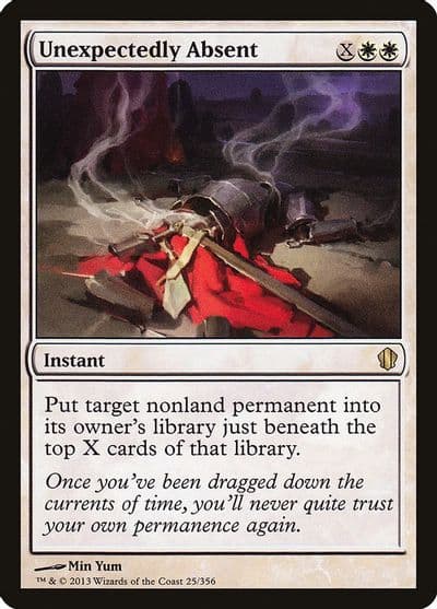 Unexpectedly Absent Commander 2013 Magic card