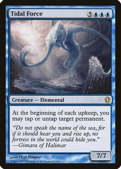 Tidal Force Commander 2013 Magic card