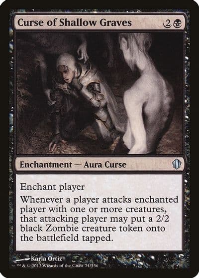 Curse of Shallow Graves Commander 2013 Magic card