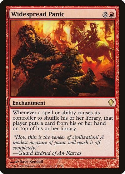 Widespread Panic Commander 2013 Magic card