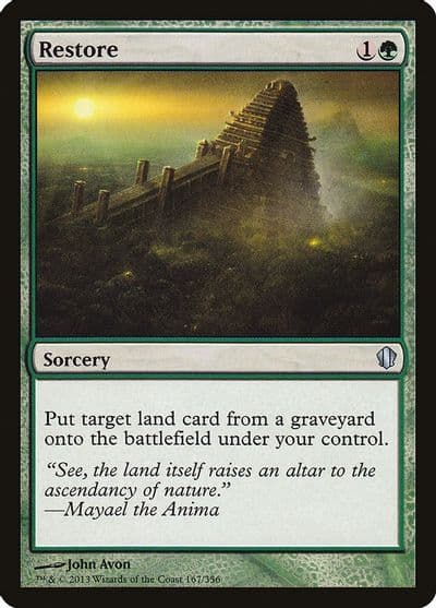 Restore Commander 2013 Magic card