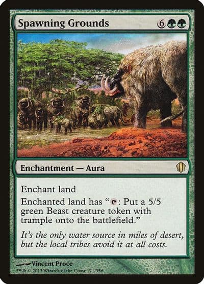 Spawning Grounds Commander 2013 Magic card