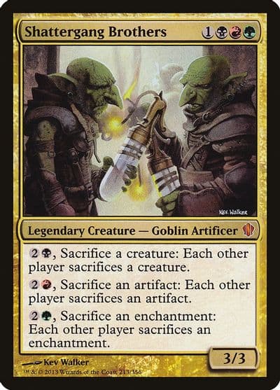 Shattergang Brothers Commander 2013 Magic card