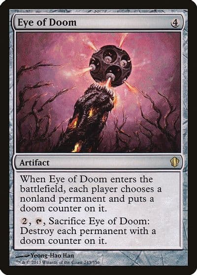 Eye of Doom Commander 2013 Magic card
