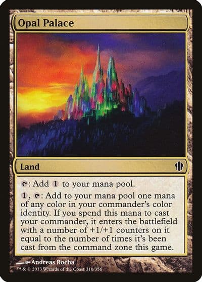 Opal Palace Commander 2013 Magic card