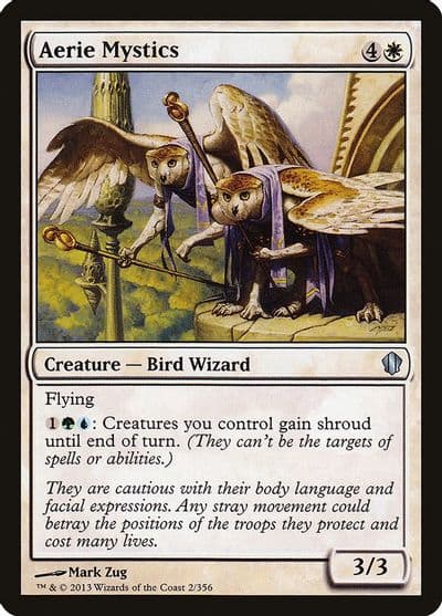 Aerie Mystics Commander 2013 Magic card
