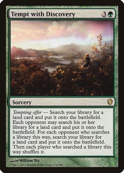 Tempt with Discovery Commander 2013 Magic card
